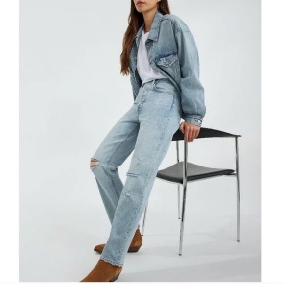 Aritzia Denim Forum The Joni High Rise Loose 32l - Picture 2 of 15